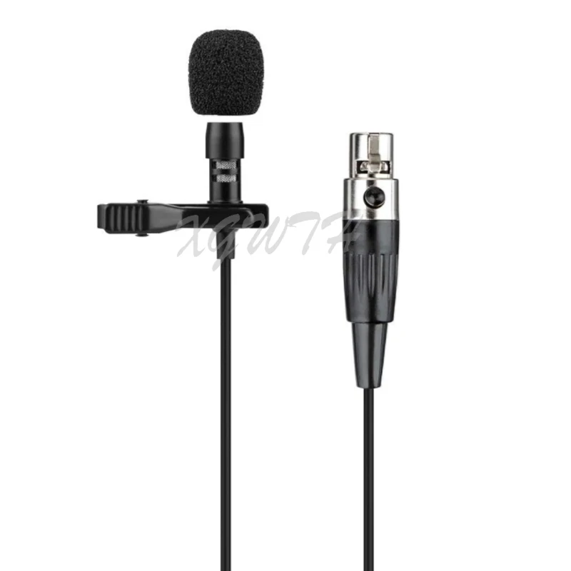 Петличный микрофон с отворотом 4-контактный мини XLR кардиоидный конденсаторный