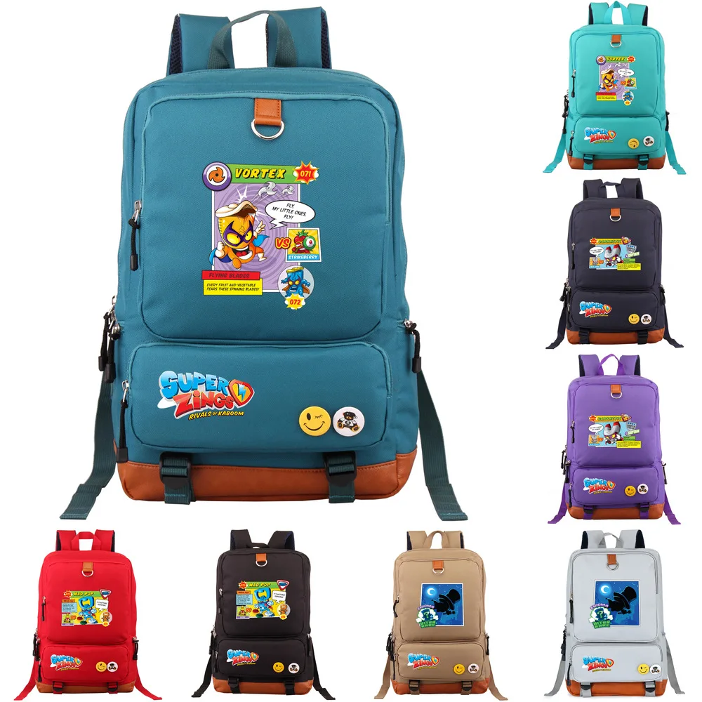 

Hot Sale Super Zings Backpack School Rucksack Bag Children Cartoon Backpack Laptop Backpack