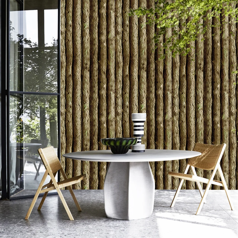 

LUCKYYJ самоклеящаяся настенная 3D панель из Искусственного Дерева, настенная бумага для стен, самоклеящаяся контактная бумага для спальни, гос...