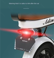 New Style Smart Electric Bike Two Wheel Electric Bicycles Portable Mini 12 Inch 48V Electric Scooter Bike With Two Seat