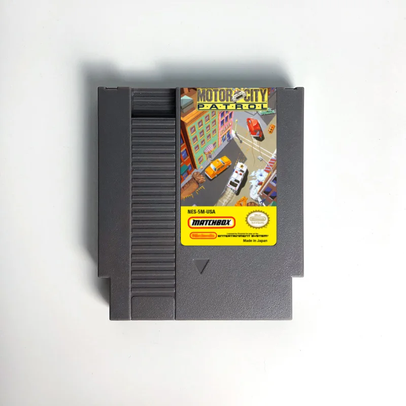 

Motor City Patrol Game Cartridge For NES Console 72 Pin