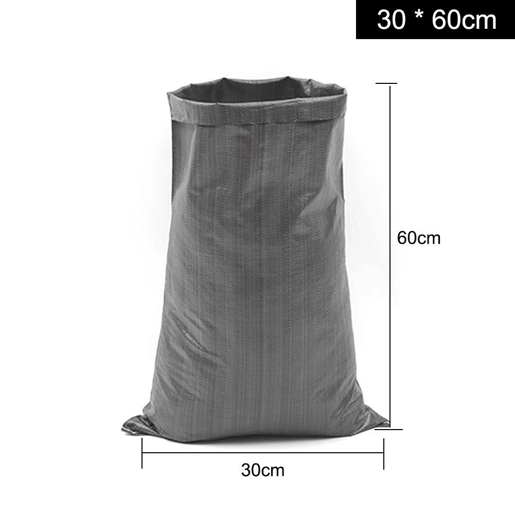 

5PCS 10PCS Empty Flood Control Sandbag Thick Plastic Fabric Heavy Duty Fire Brigade Flood Sacks Sandbag For Property Home