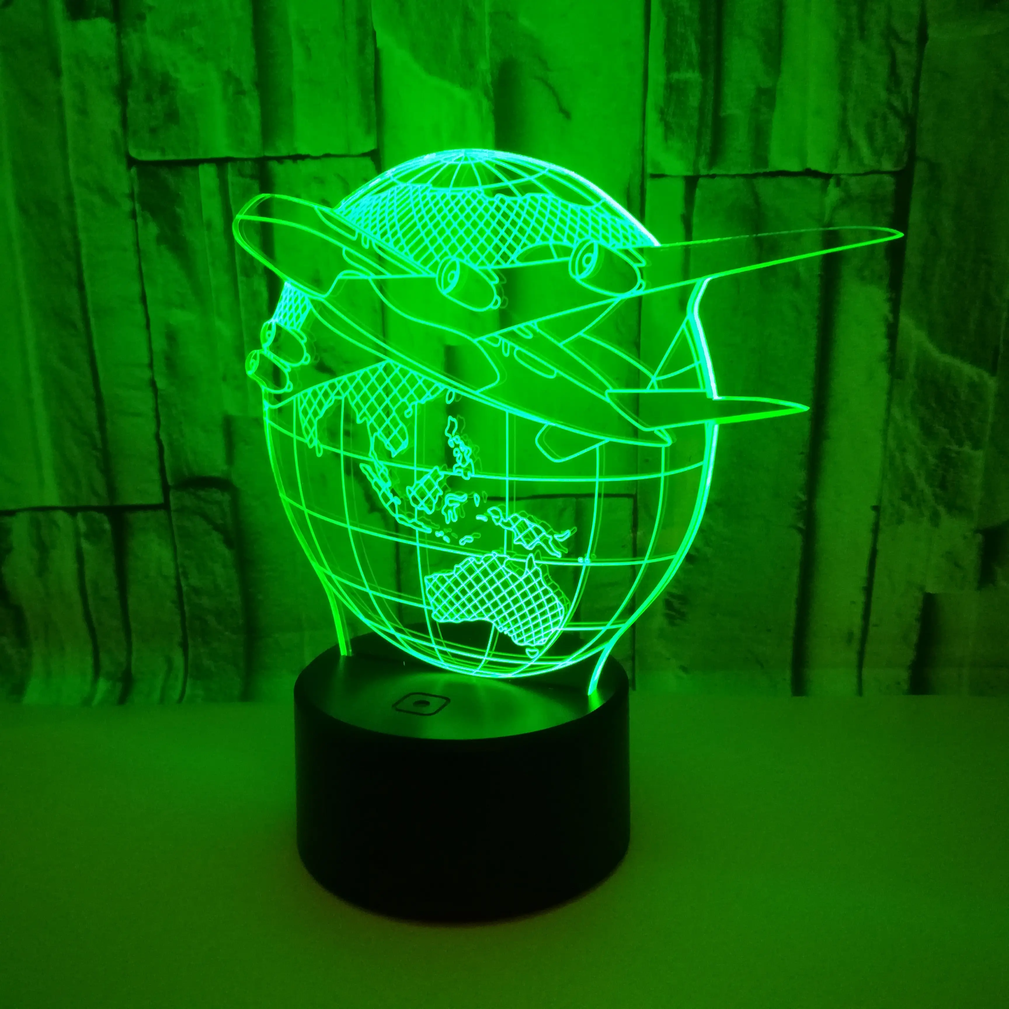 3d-лампа Plane Fly Earth с дистанционным управлением