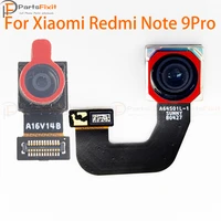 original frontal selfie rear back camera 64mp for xiaomi redmi note 9 pro 9pro note9pro main big rear camera module flex parts