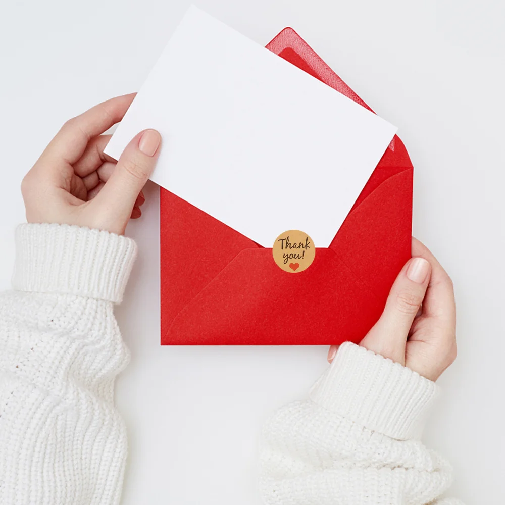 

30 Sheets of Decorative Sealing Labels Thank You Packing Stickers Ornaments