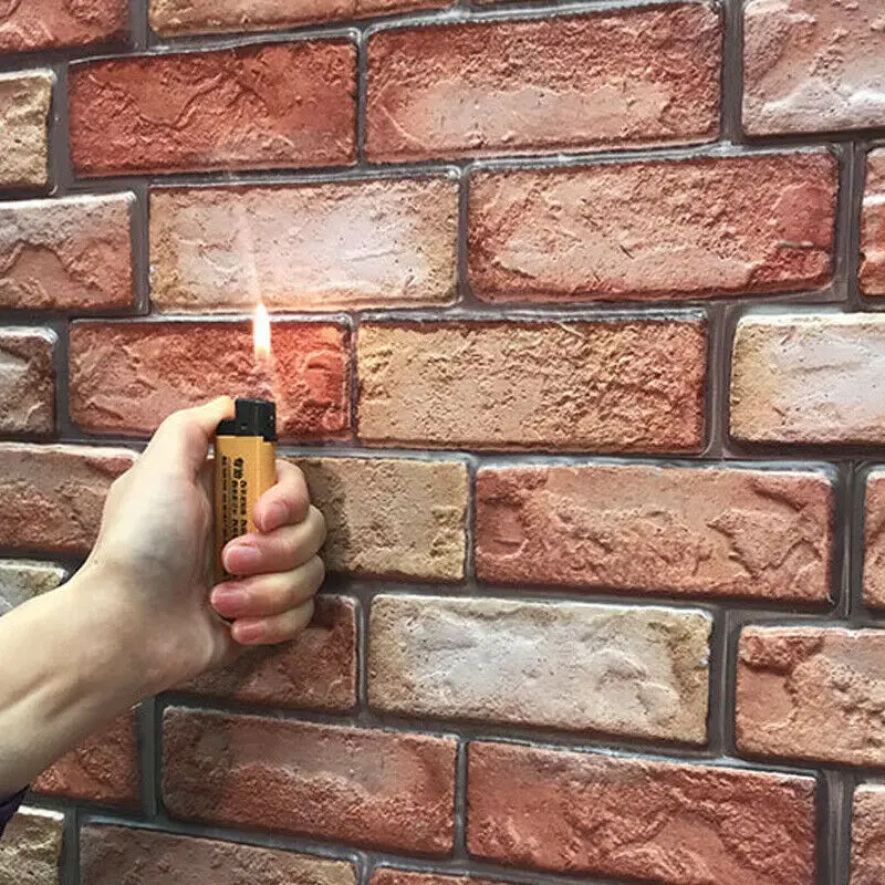 3D ПВХ имитация кирпичной стены стикер s бумага кирпич камень Бумага деревенский