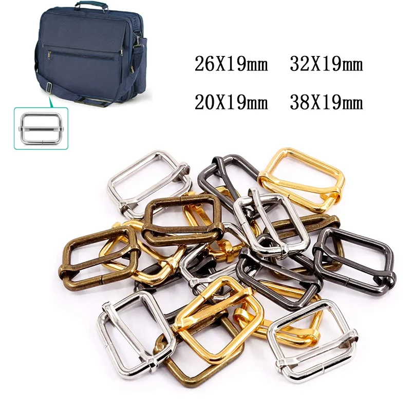 5pc Metal Heavy Duty Strong Shoulder Bag Strap Belt Web Rectangle Adjust Tri-glide Buckle Slider Loop Ring Leather Craft Repair | Дом и сад