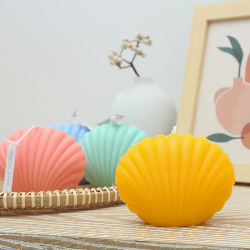 

INS 3D Shell Candle Creative Aromatherapy Candle Home Decoration Romantic Gift Shooting Props Desktop Ornaments Bedroom Decor