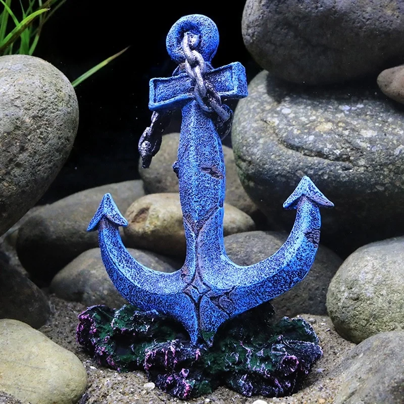 

Aquarium Decoration Landscape ​Boat Mini Resin Shipwreck Fish Tank Decor Ship Small Ship Ornament Accessories Statue Fishes Hide