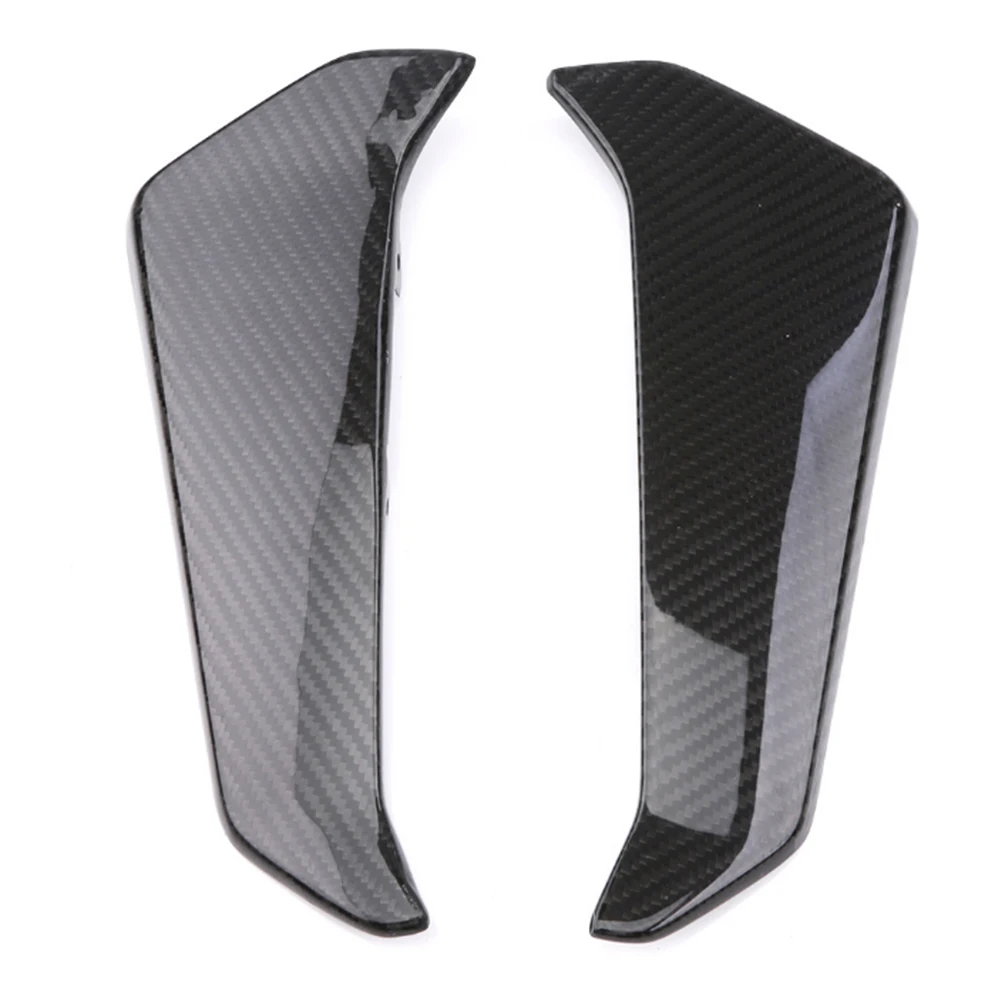 

Аксессуары для мотоциклов Yamaha MT09 2017 2018 2019, боковая пластина резервуара для воды, Модифицированная углеродное волокно, черный