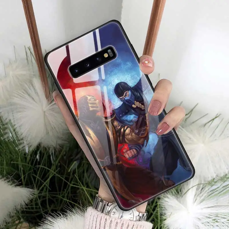 11 Mmoral Kombat чехол из закаленного стекла для samsung Galaxy S10 S10e S9 S8 Note9 Note 10 Plus 5G A50 A30 силиконовый край Funda Capa - Цвет: 11