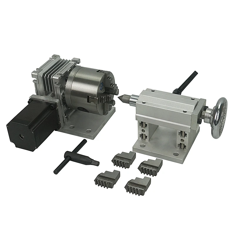 Вращающаяся ось A 4 я задняя часть для CNC маршрутизатора разделительная головка