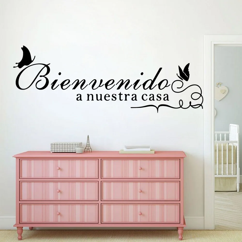 Цветные виниловые обои в рулоне с испанскими надписями мебельные декоративные