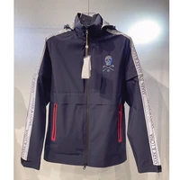autumn and winter golf mens jacket seamless laminated windbreaker waterproof and windproof clothing rainproof sleeves detachabl