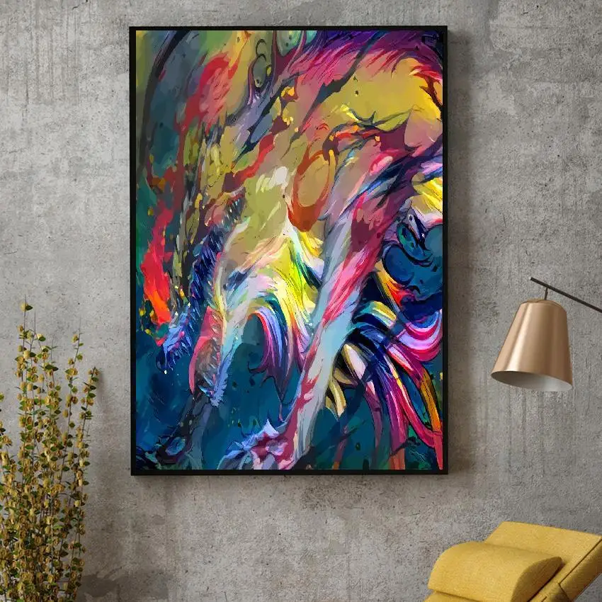 

Watercolor Zensaki Canvas Painting Art Print Poster Picture Wall Modern Minimalist Bedroom Living Room Decoration