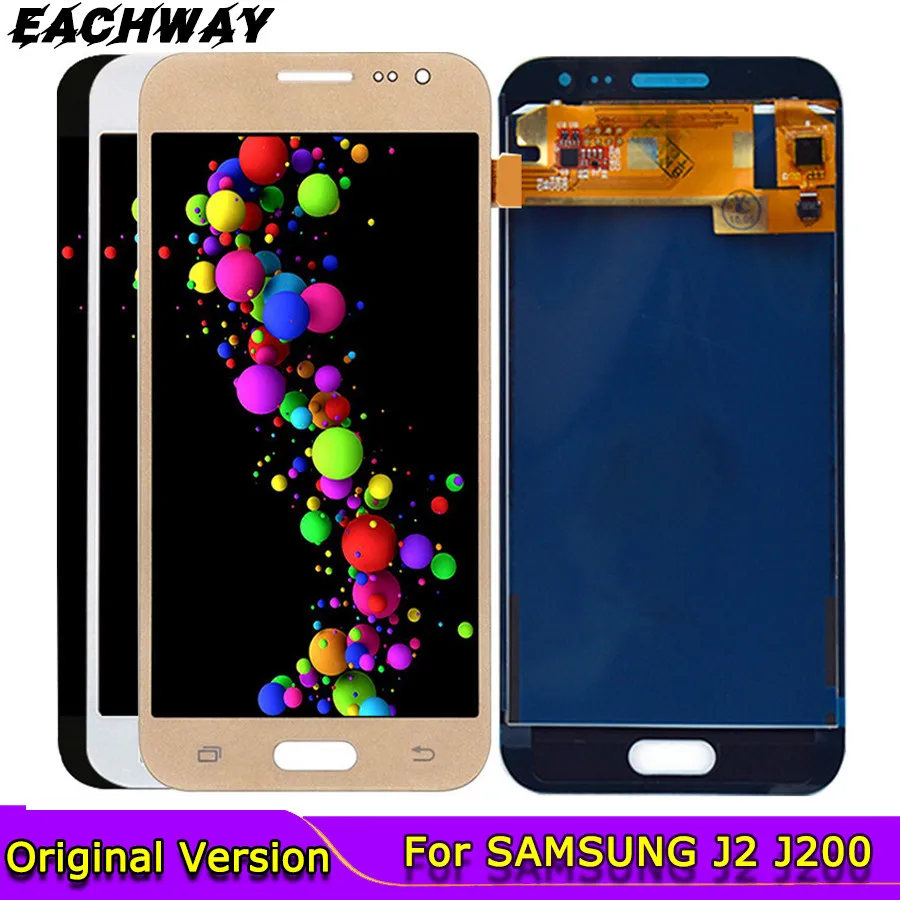 J2 2015 экран 5 0 &quotдля Samsung Galaxy J200 ЖК J200F J200H J200Y дисплей с сенсорным экраном