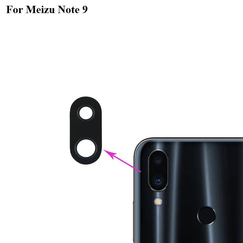 2 шт. высокое качество для Meizu Note 9 M1923 задняя камера стекло объектив тест хорошо M9 M