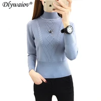 high waist ladies sweater fashion autumn pullover sweater 2021 winter korean ladies clothes knitted female jumper pull femme new