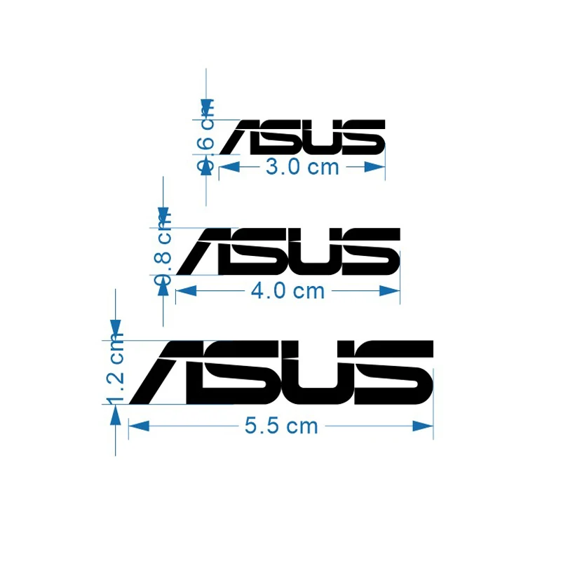 

1 шт., металлические наклейки для ноутбука Asus
