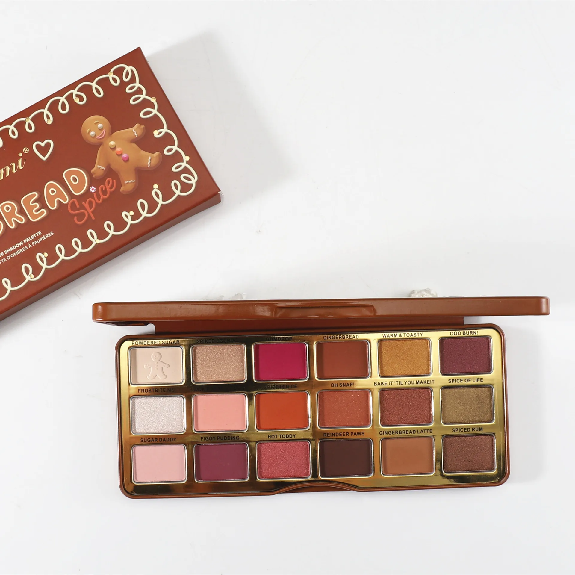 18 цветов Красота глазурованные профессиональные мягкие глэм матовые тени для