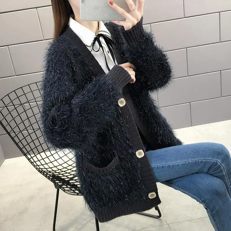 

Knitted Cardigan 2020 Spring and Autumn New Women's Sweater Coat