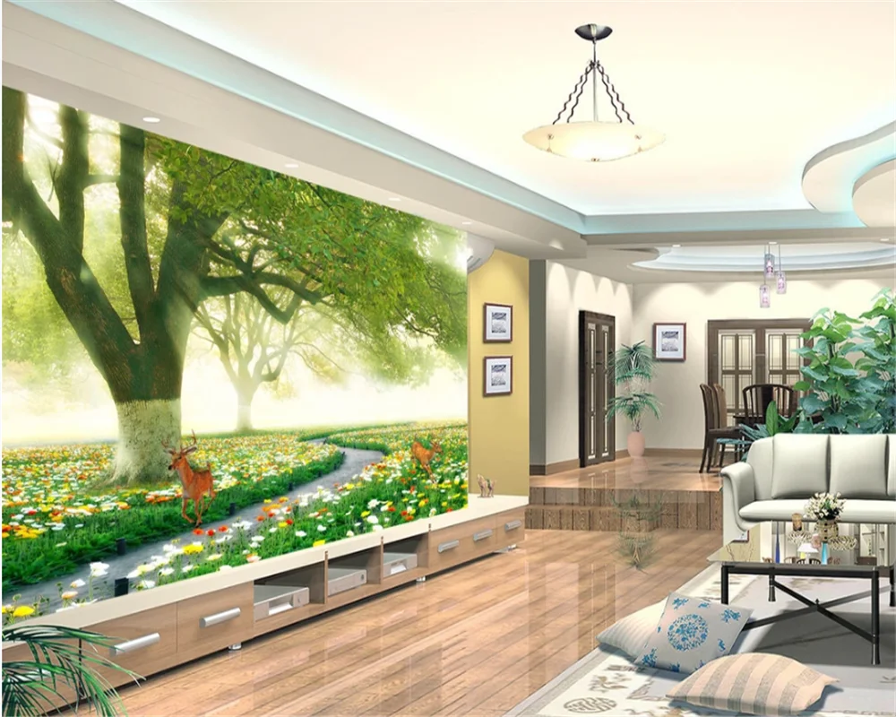 Обои на заказ красивые 3D обои dreamland пейзаж картина фон 3d обои|wallpaper for walls|wallpapers