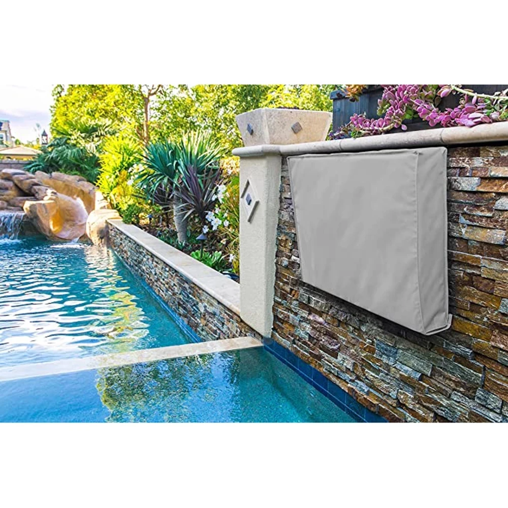 

Garden Patio Outdoor TV Cover 32" 36" 40" 46" 50" 55" 60" 65" Protect TV Screen Weatherproof Dust-proof Outdoor TV Cover