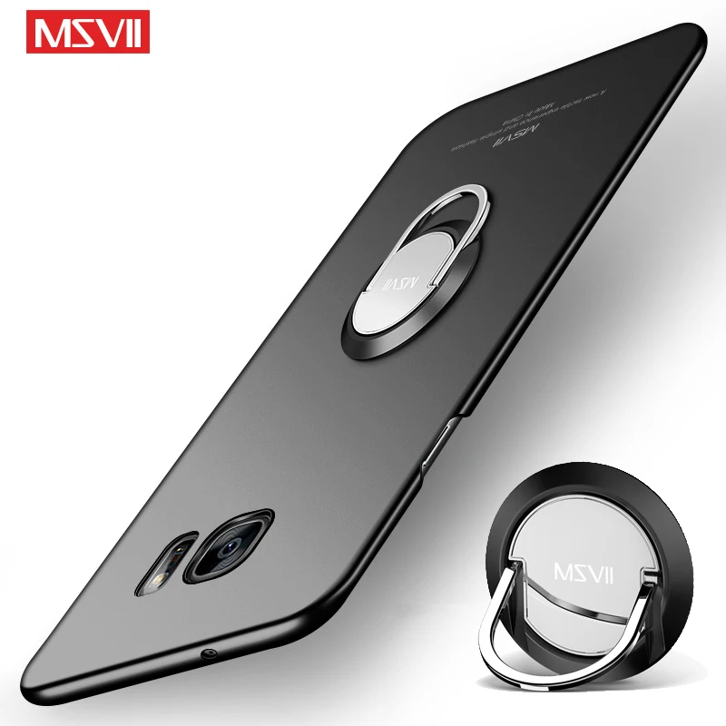Для samsung Galaxy S7 Edge чехол MSVII тонкий матовый для металлический магнитный держатель |
