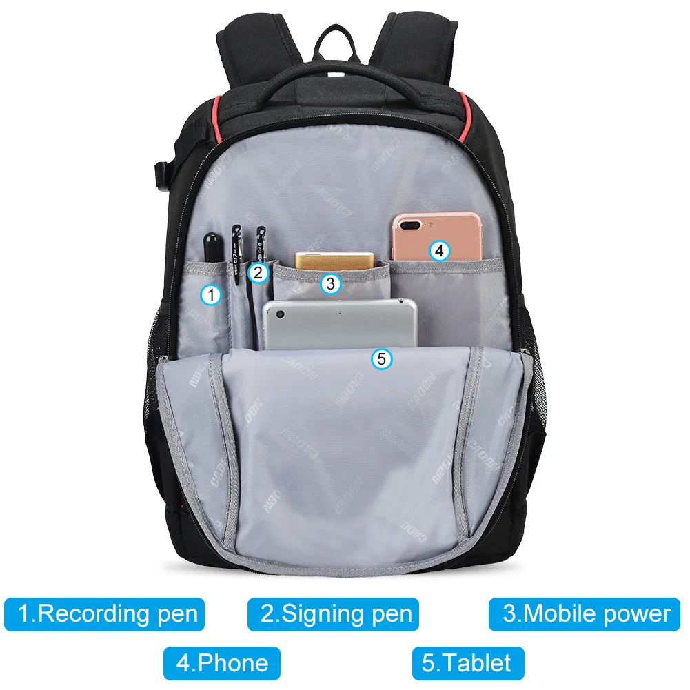 CADeN фотография сумка mochila fotografia DSLR камера сумки через плечо рюкзак для ноутбука Canon Nikon Путешествия противоударный объектив чехлы