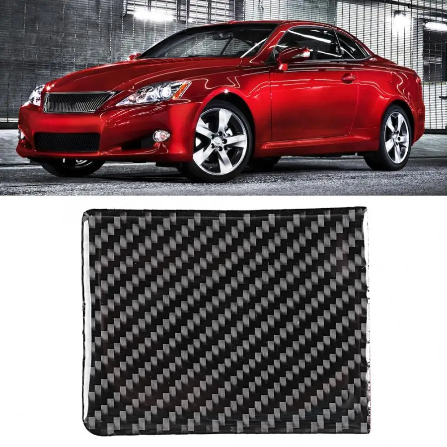 Углеродное волокно Автомобильная центральная консоль держатель стакана воды