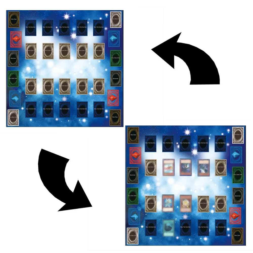 

Резиновый игровой коврик 60x60 см, коврик для соревнований в стиле Galaxy, игровой коврик для карт Yu-gi-oh, высококачественный мягкий натуральный ка...