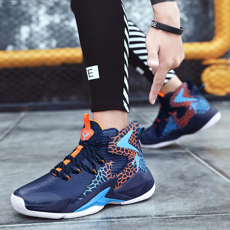 

2020 Basketball Shoes Comfortable High Top Sneakers Ankle Boots Sneakers Men Non-Slip Breathable Outdoor Sport Shoes Basketable