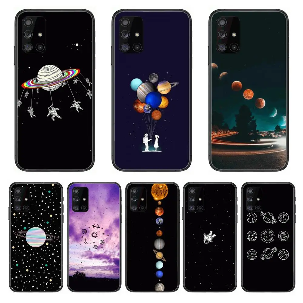 Милый Космос Вселенная Звездное авиации планета телефон чехол Корпус для Samsung