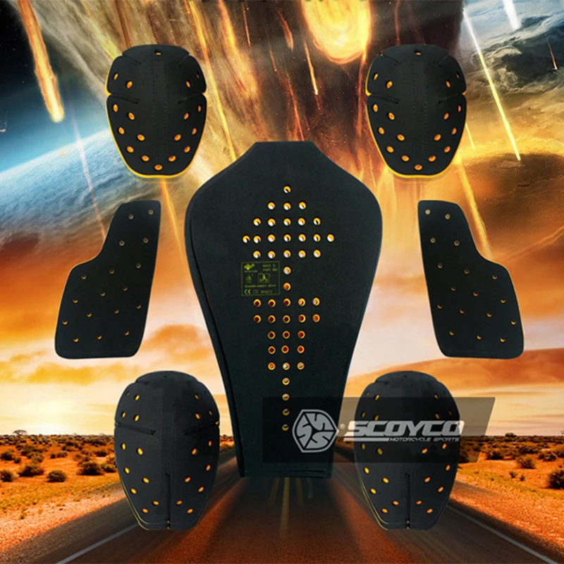 SCOYCO moto rcycle куртка защитная Экипировка мото куртки мото rbike Броня гоночная одежда эластичная одежда броня куртки