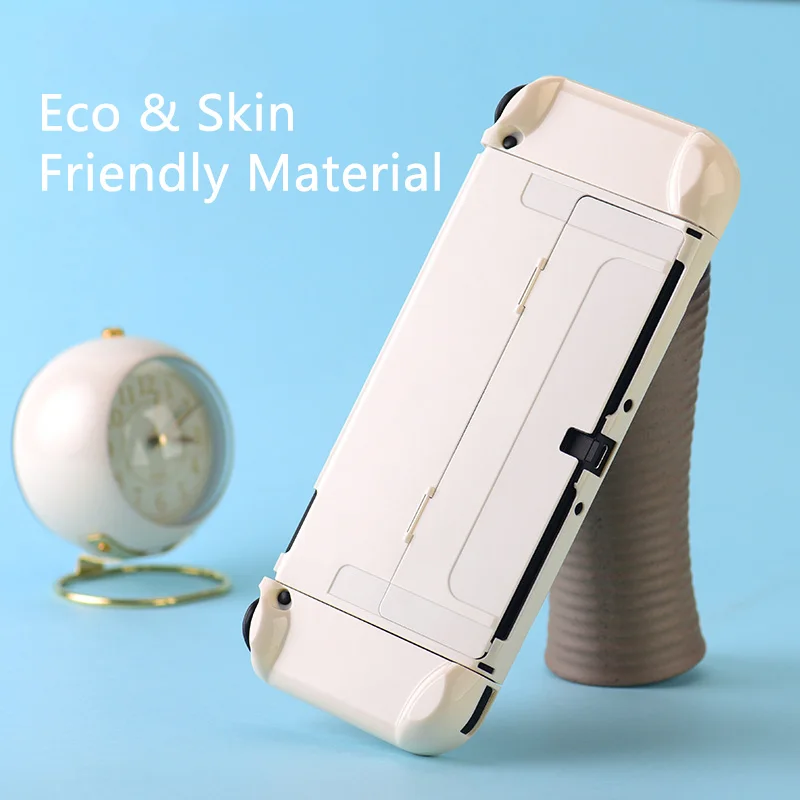 

Protective Case for Nintendo Switch OLED 2021 Dockable Cover Split Design Hard Shell Accessories Pink Case