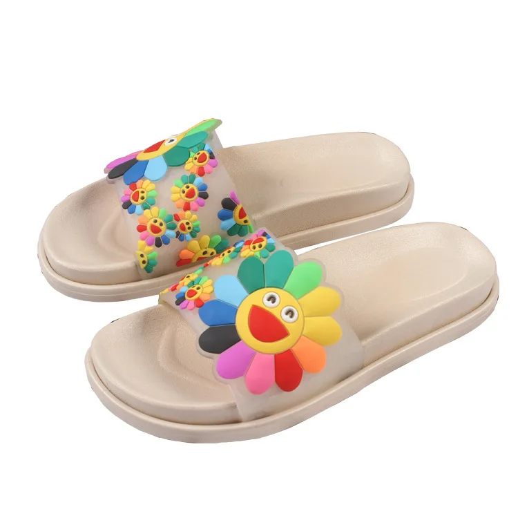 Casual All-match Wear Non-Slip Wear-Resistant Comfortable Beach A- Line Slipper Women House Shoes House Slippers Shoes Woman