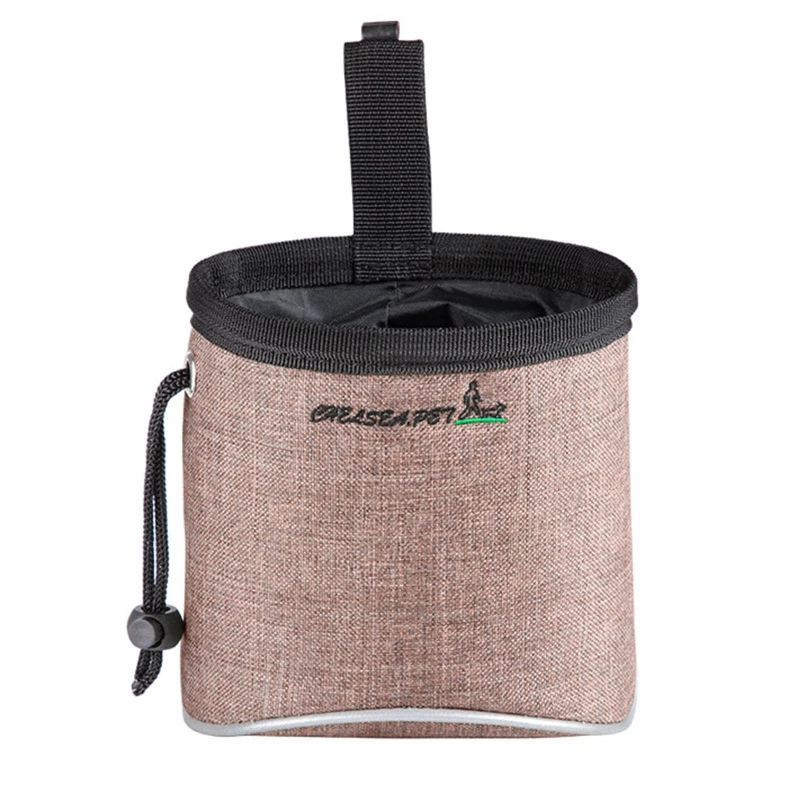

Outdoor Portable Dog Treat Pouch Pet Training Bag with Waist Shoulder Strap Bag