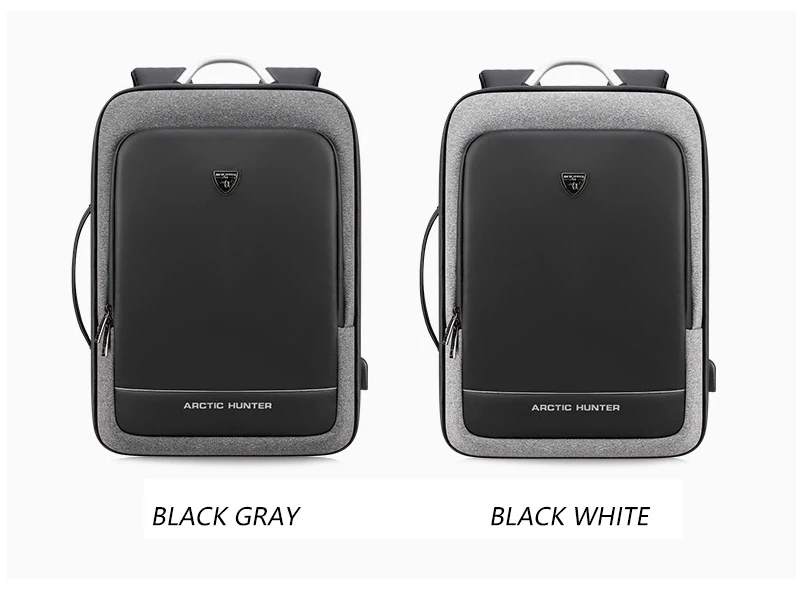 ARCTIC HUNTER 40L большой емкости мужские расширяемые рюкзаки usb зарядка Мужские 17 дюймов сумки для ноутбука Водонепроницаемый Бизнес Дорожная сумка