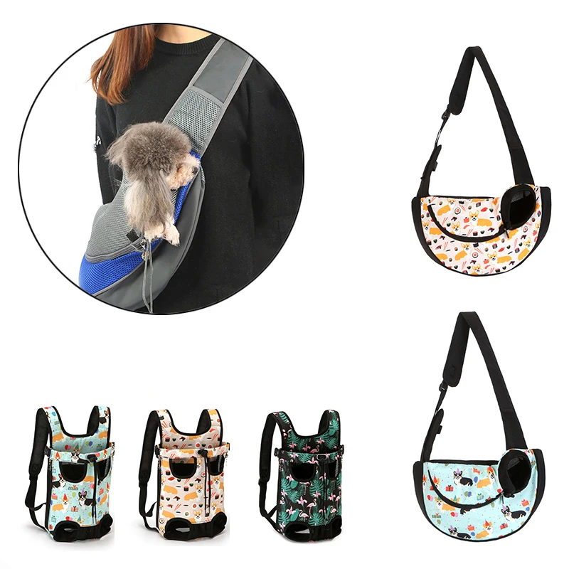 

Mesh Pet Dog Carrier Handbag Pouch Outdoor Travel Pet Puppy Oxford Single Shoulder Bag Sling Comfort Travel Tote Shoulder Bag