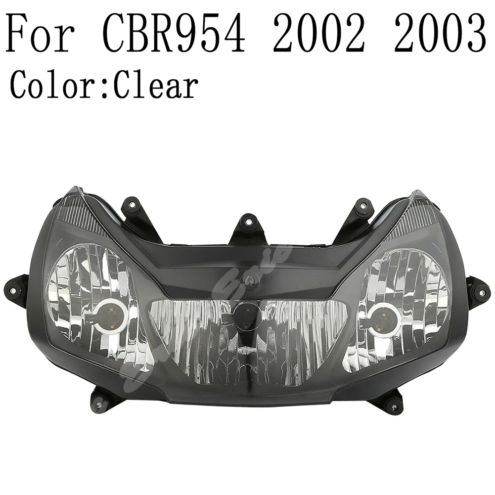 

Передняя фара мотоцикла в сборе для Honda CBR954 2002 2003 прозрачная линза
