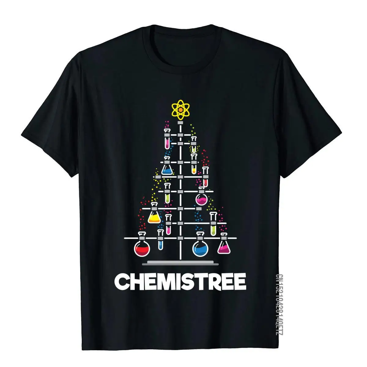 Chemistree סווטשירט מצחיק מדע חג המולד עץ גברים נשים ייחודי T חולצות לגברים כותנה חולצות Tees מצחיק חדש הגעה