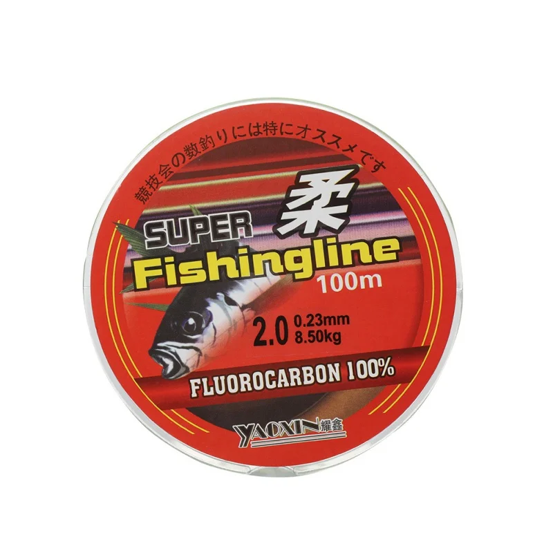 100 м нейлоновая леска с фторуглеродным покрытием мононити рыболовная сила