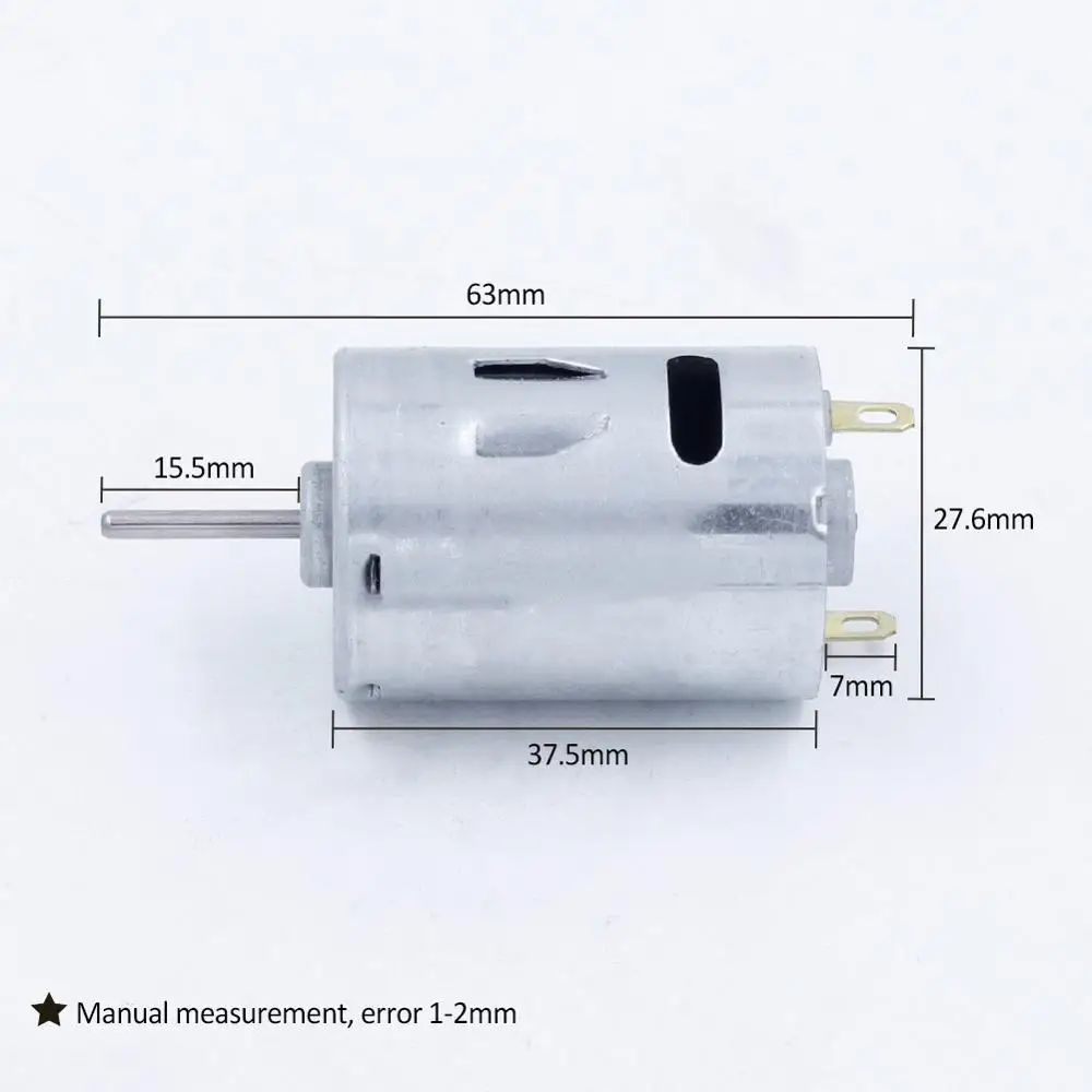 Электродвигатель щеточного двигателя OT-RK-380PH-5724 В постоянного тока 7 4 об/мин