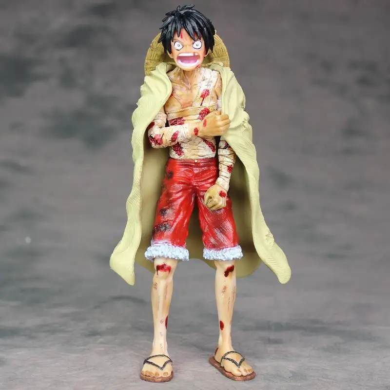 

Bandai Anime ONE PIECE Limited Statue Jinbe Luffy Combat Qiwu Hai Special Edition Figure Ornaments Christmas Present Model Toys