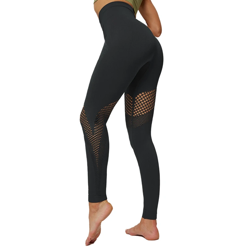 Женские Штаны Для Йоги леггинсы с высокой талией для фитнеса тренажерного зала