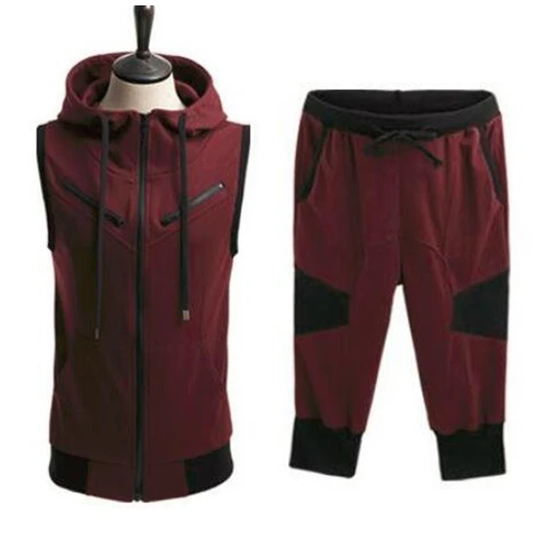 Zogaa 2019 мужской летний комплект Повседневный хлопковый спортивный модный