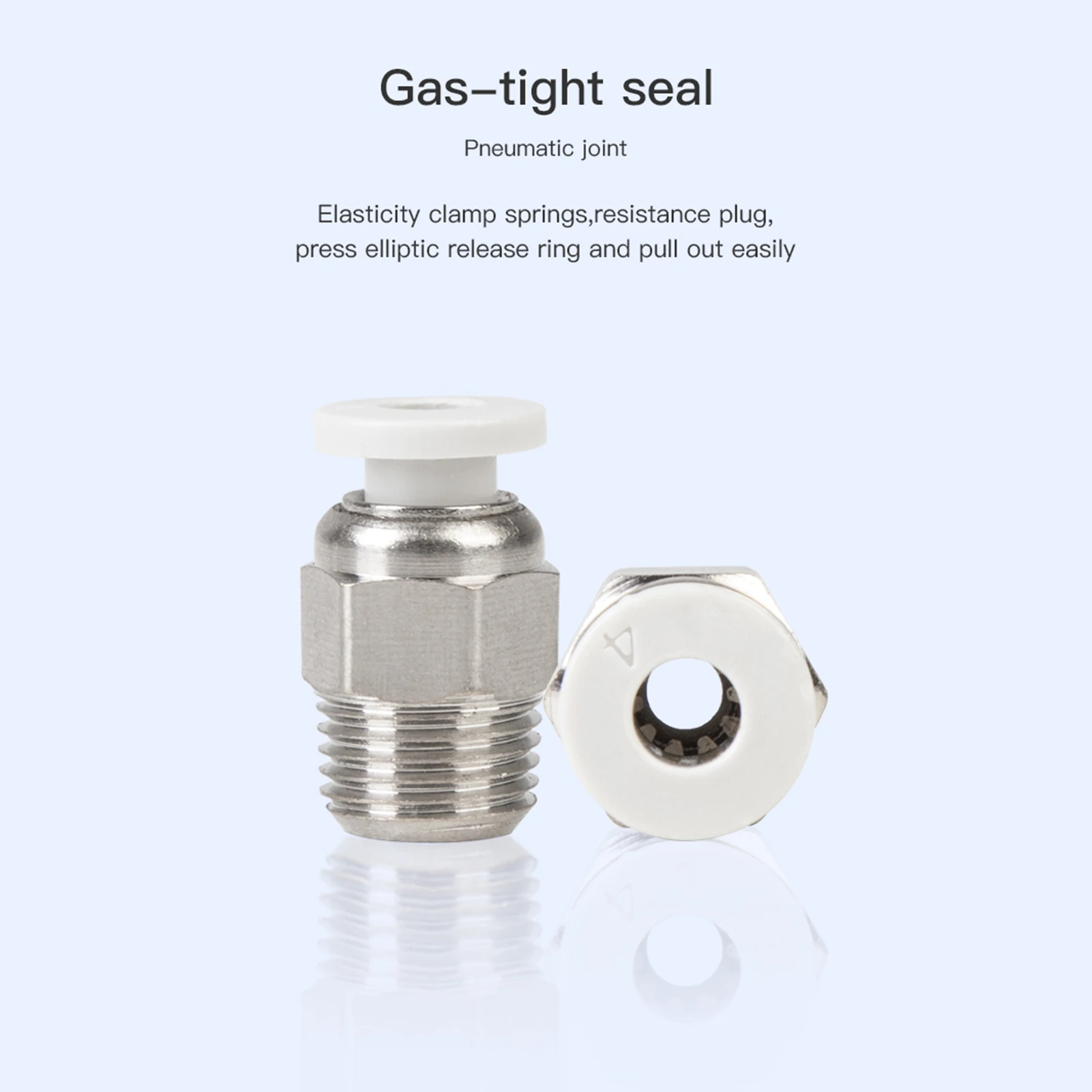 Комплект ПТФЭ труб Creality Capricorn Premium XS Bowden 1 метр с пневматической арматурой