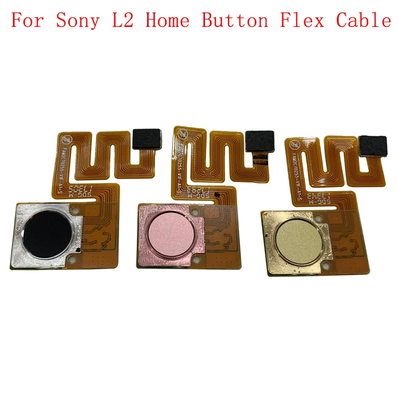 

Home Button with Flex Cable Ribbon Assembly For Sony Xperia L2 H4311 H3311 H4331 H3321 Fingerprint Home Button Flex