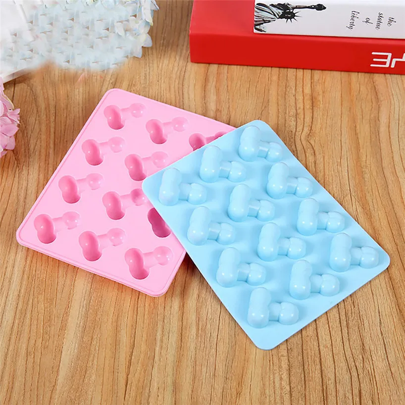 Силиконовая форма для мороженого в форме пениса 1 шт. кролика поднос льда