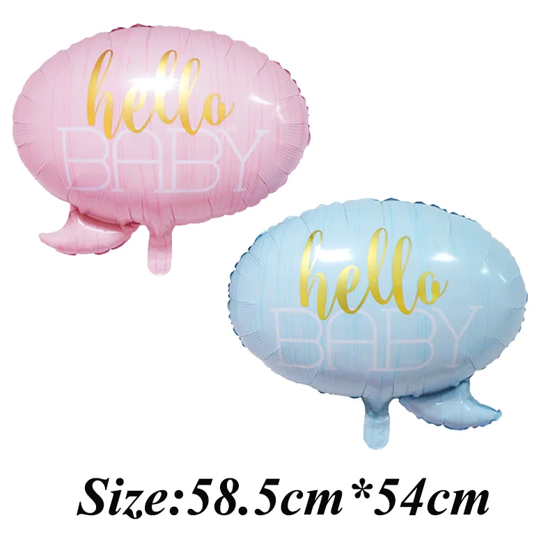 5/7 шт Hello Baby shower Фольга воздушные шары это для маленьких девочек и мальчиков